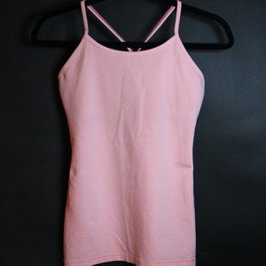 IVIVVA lululemon kids Pastel Pink Tumblin Power Y Tank size 14